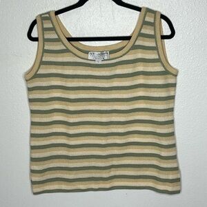St John Collection Knit Sleeveless Top Sz large
